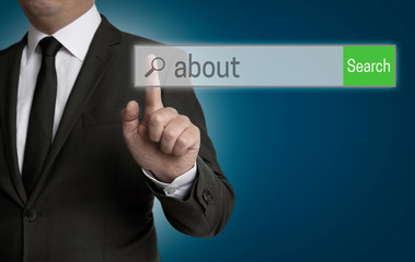 About internet browser is operated by businessman