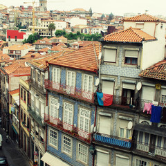 Old colourful buildings, Porto,Portugal