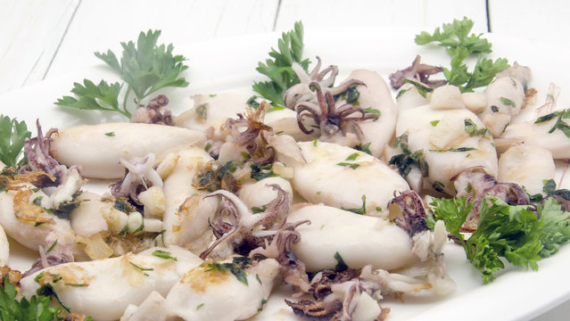 Calamares a la plancha