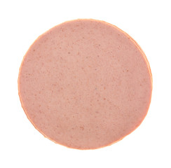 Top view of a stack of bologna © Bert Folsom