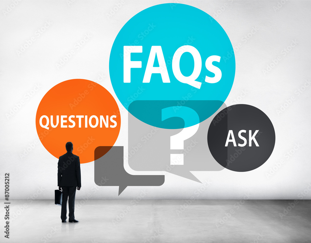 Poster faqs frequently asked questions solution concept