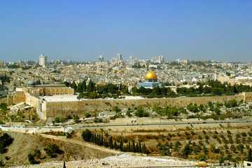 Obraz premium Israele,Gerusalemme,veduta della città.