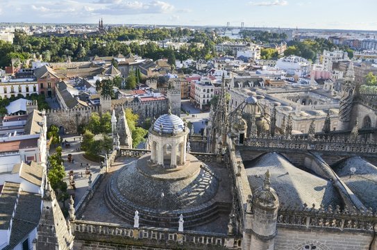Seville view in Andalucia, Spain