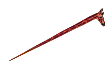 Giraffe hair pin