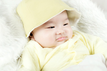 Asian baby boy