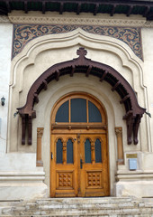 Bucharest, Romania: Antim Monastery - library entrance