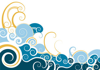 swirl decorative background design