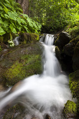 Kleiner Wasserfall bei Moos im Passeiertal, Südtirol