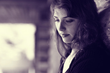 sad girl portrait