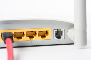 Wireless modem router network hub