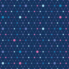 Obraz premium Seamless triangle pattern. Vector background. Geometric abstract texture 