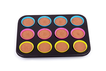 Preparation of chocolate muffins