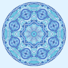 Beautiful Blue Mandala