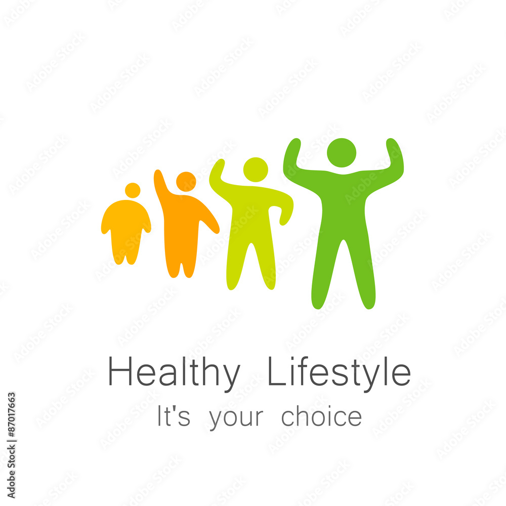 Poster healthy lifestyle