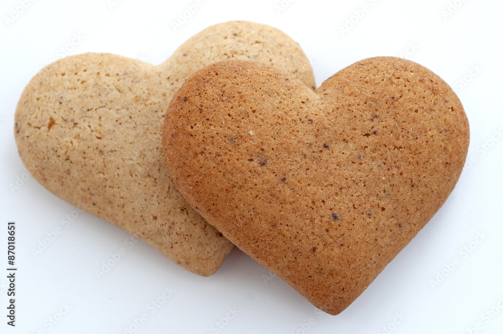 Wall mural heart cookies