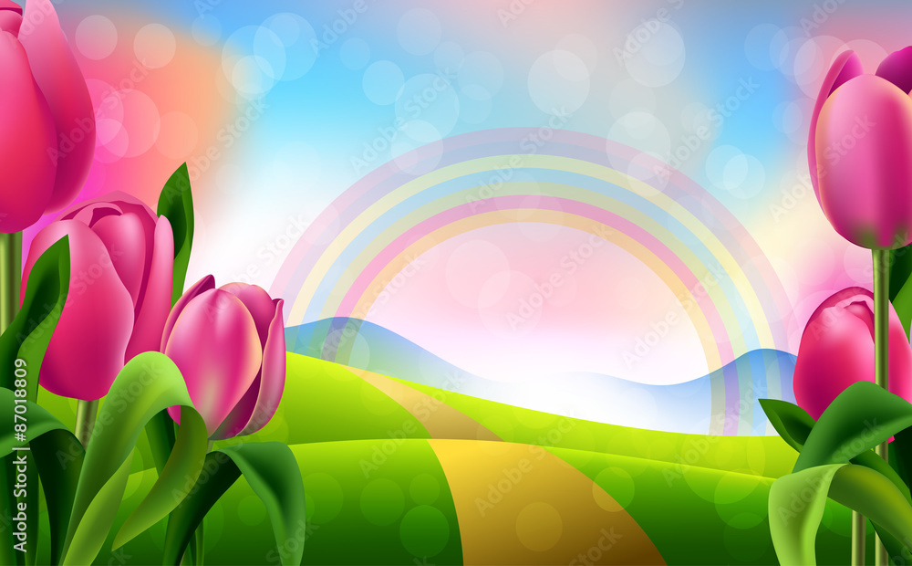 Poster spring background