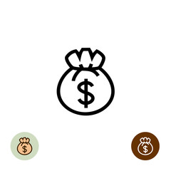 Money bag logo