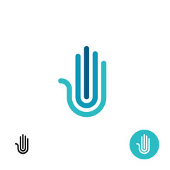 Obraz premium Hand logo
