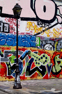 Fototapeta graffitis, tags