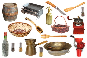 vintage kitchen objects