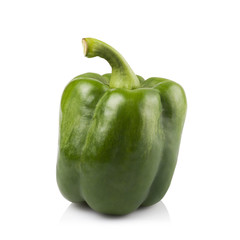 sweet pepper isolated on white background