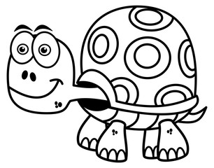 Obraz premium turtle for coloring