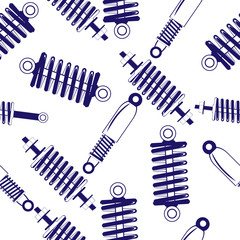 seamless background with springs