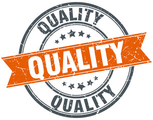 quality round orange grungy vintage isolated stamp