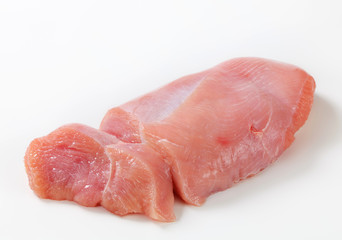 Raw turkey breast
