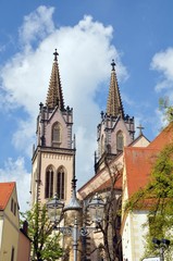 Fototapeta na wymiar Oschatz St Aegiden Kirche