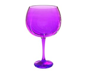 glass render in violet tones
