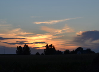 Fototapeta premium Zachód słońca