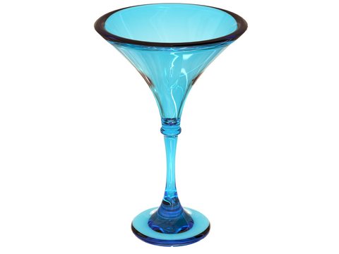glass render in blue tones