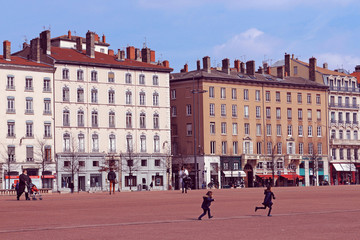 Fototapeta na wymiar Lyon - Place Bellecour