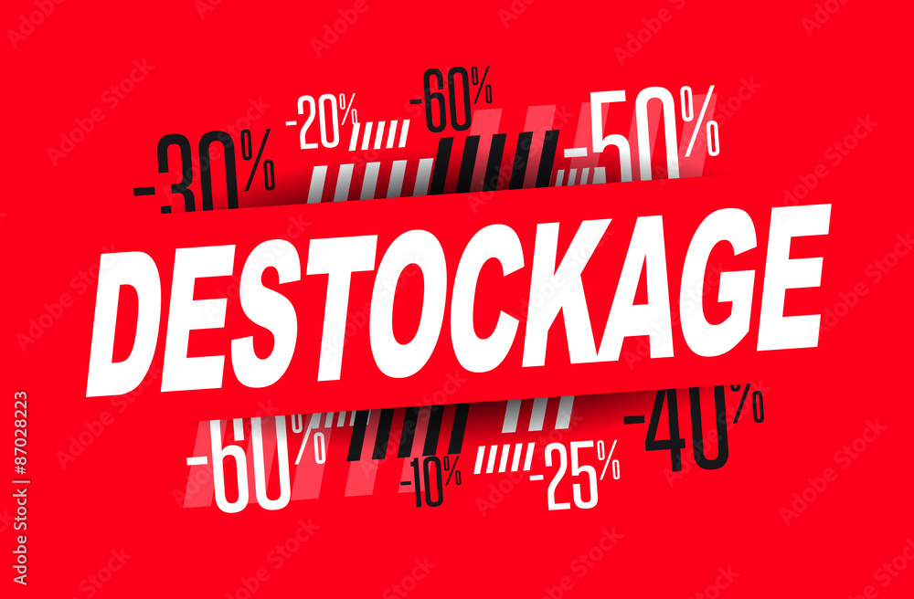 Sticker DESTOCKAGE