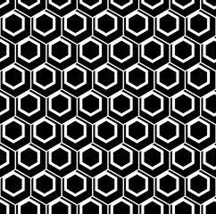Seamless hexagons pattern.
