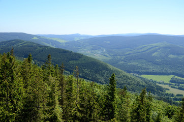 Fototapeta na wymiar Opawskie Mountains