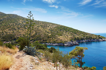 The bay in the Adriatic Sea