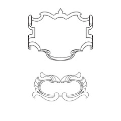 Abstract Draw Shield. Vector