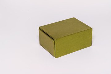 small box on white background
