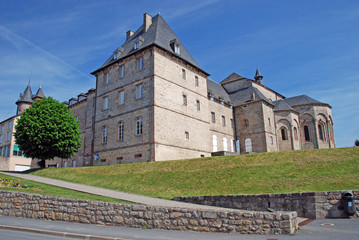 Beautiful building in a city in a French region