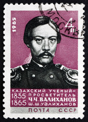 Postage stamp Russia 1965 Shoqan Walikhanov, Kazakh Scientist