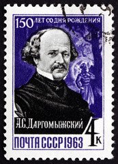 Postage stamp Russia 1963 Alexander Sergeyevich Dargomyzhsky, Uk