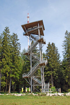 Observation tower of Mont Bessou