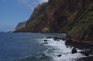Fototapeta na wymiar Küste bei Jardim do Mar auf Madeira