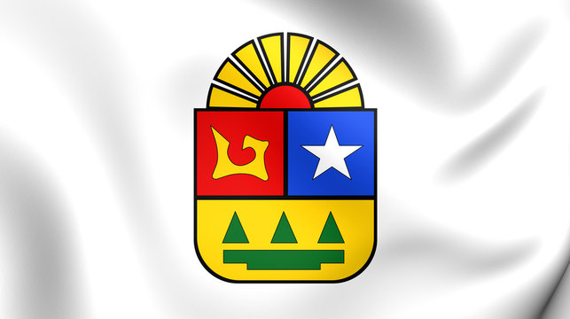 Flag of Quintana Roo, Mexico.