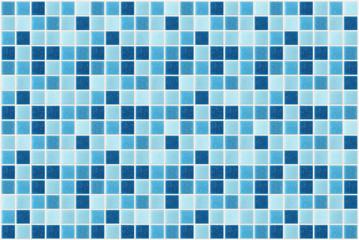 small square tiles of blue color