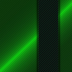 Metallic Background - Vector Illustration - Green 