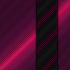 Metallic Background - Vector Illustration - Pink