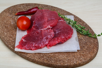 Raw beef